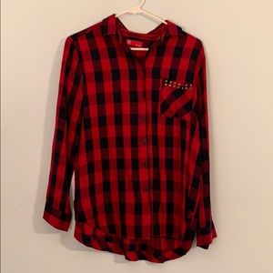 Flannel button up